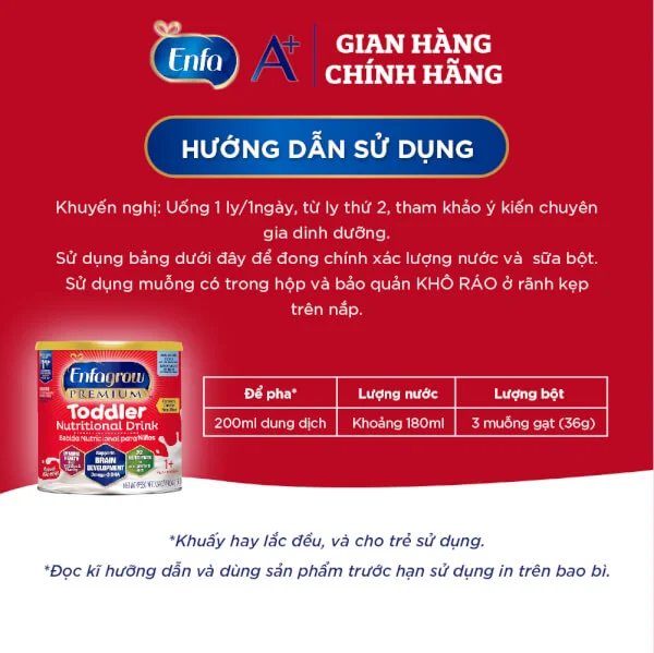 Sữa Enfagrow Premium Toddler Nutritional 680g (trên 1 tuổi)