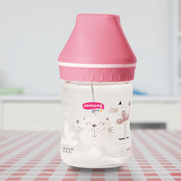 Bình sữa ConCung Good cổ rộng 120ml (Hồng)