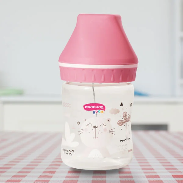Bình sữa ConCung Good cổ rộng 120ml (Hồng)