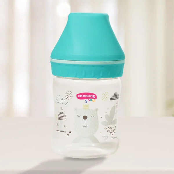 Bình sữa ConCung Good cổ rộng 120ml (Xanh dương)