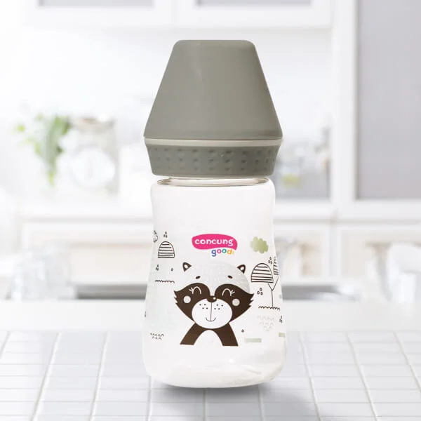 Bình sữa ConCung Good cổ thường 125ml (Xám)
