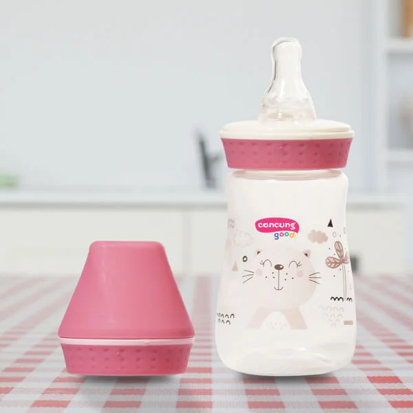Bình sữa ConCung Good cổ thường 125ml (Hồng)