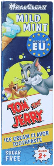 Kem đánh răng Oral Clean Tom&Jerry Mild Mint 75ml
