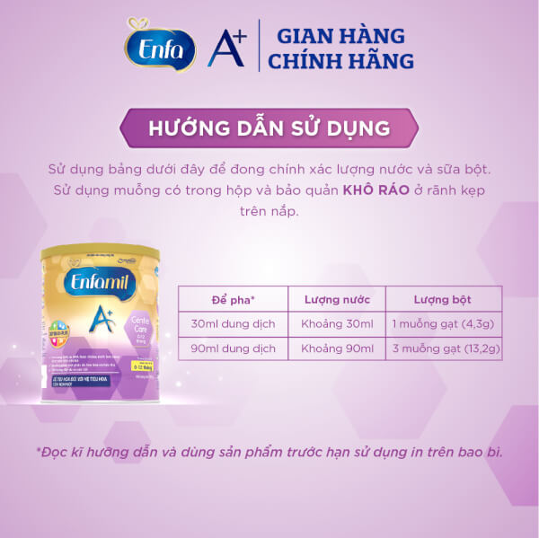 Sữa Enfamil A+ Gentle Care Infant Formula 350g (0-12 tháng)