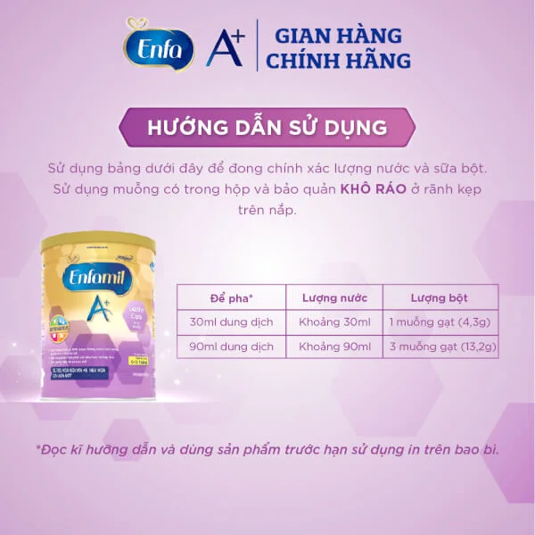 Sữa Enfamil A+ Gentle Care Infant Formula 800g (0-12 tháng)