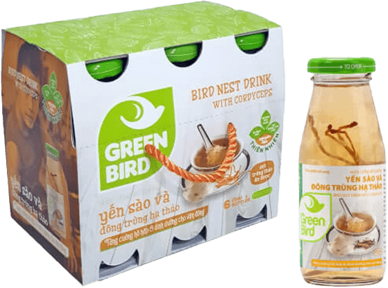 Thực phẩm bổ sung Nước uống bổ dưỡng Yến Sào và Đông Trùng Hạ Thảo (Lốc 6)