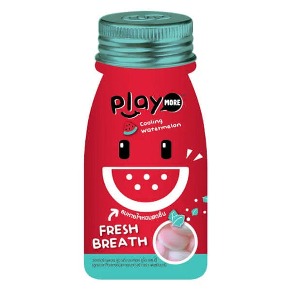 Kẹo the vị dưa hấu Playmore gói 12g
