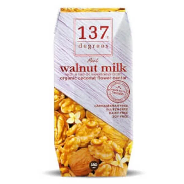 Sữa hạt óc chó nguyên chất hiệu 137oC Degrees (137oC Degrees Walnut Milk Original)