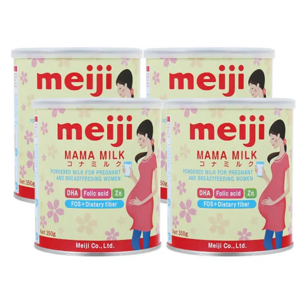 Combo 4 lon Sữa bầu Meiji mama 350g