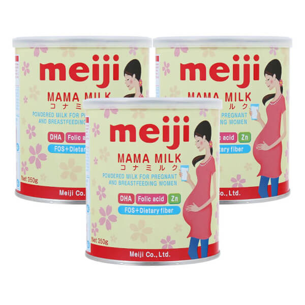 Combo 3 lon Sữa bầu Meiji mama 350g