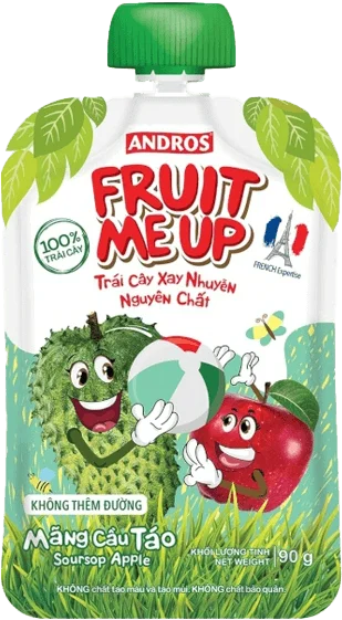 Trái Cây Xay Nhuyễn Nguyên Chất Fruit Me Up Mãng Cầu Táo