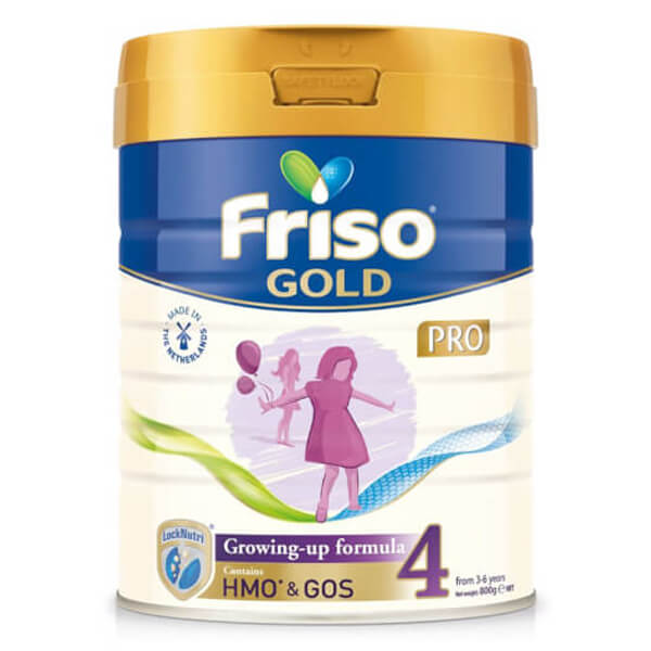 Combo 3 lon sữa Friso Gold Pro số 4, 800g (trên 3 tuổi)