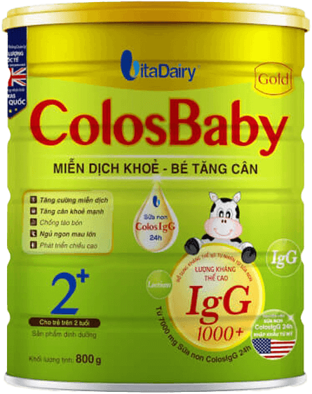 Sữa ColosBaby Gold 2+ 800g (Trên 2 tuổi)