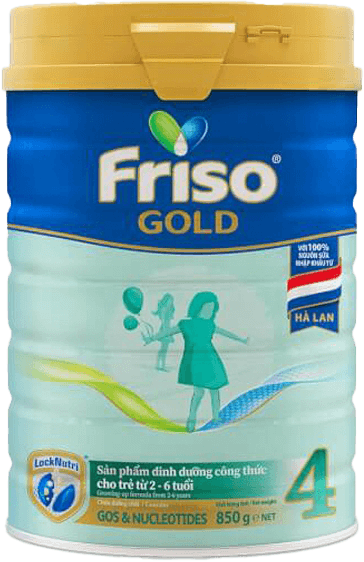 Sữa Friso Gold số 4 850g (2 - 6 tuổi)