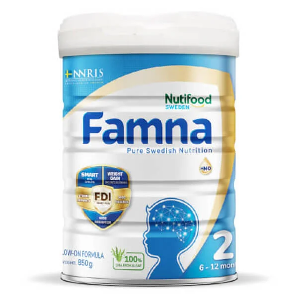 Sữa Famna Số 2 850g (6-12 tháng tuổi)