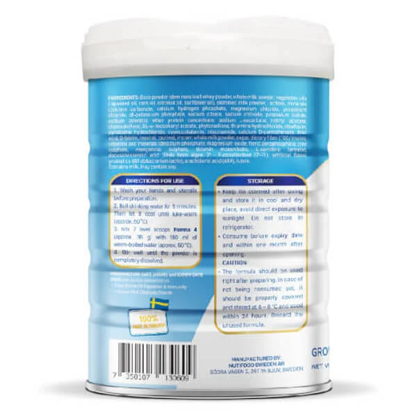 Sữa Famna Số 4 850g (từ 2 tuổi)