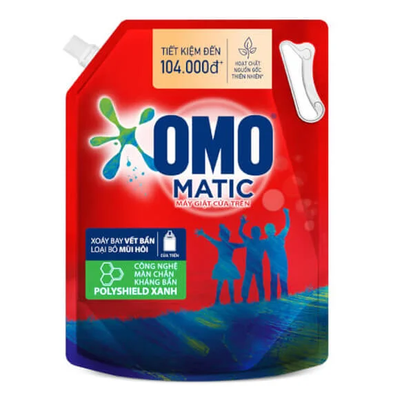 Nước Giặt OMO Matic Cửa trên túi 4kg