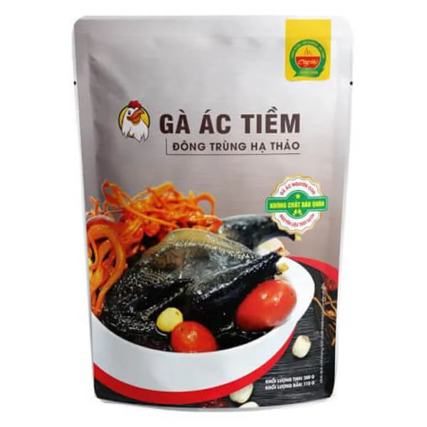 Gà ác tiềm đông trùng hạ thảo Cây Thị 380gr