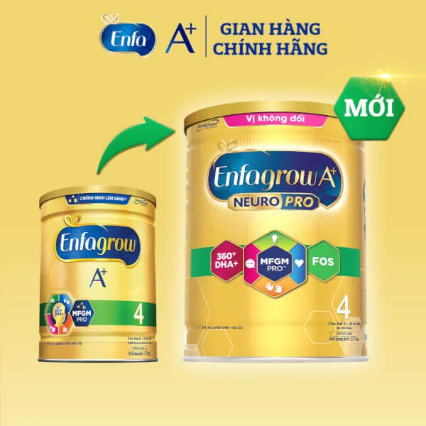 Sữa Enfagrow A+ số 4 1700g (2-6 tuổi) pitstop