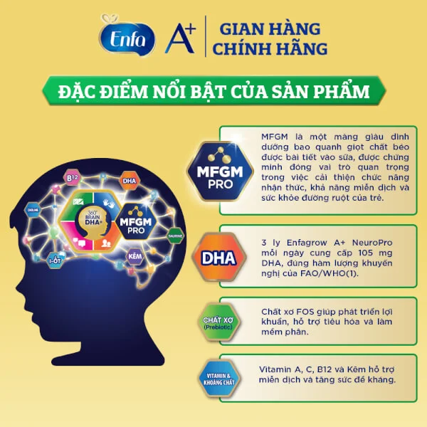 Sữa Enfagrow A+ số 4 830g (2-6 tuổi) pitstop