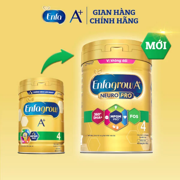 Sữa Enfagrow A+ số 4 830g (2-6 tuổi) pitstop
