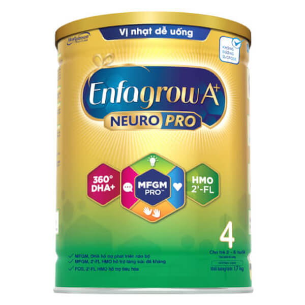 Sữa Enfagrow A+ số 4 1700g (2-6 tuổi) 2Flex