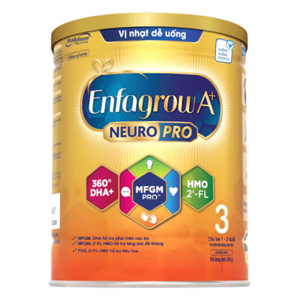 Sữa Enfagrow A+ số 3 400g (1-3 tuổi) 2Flex