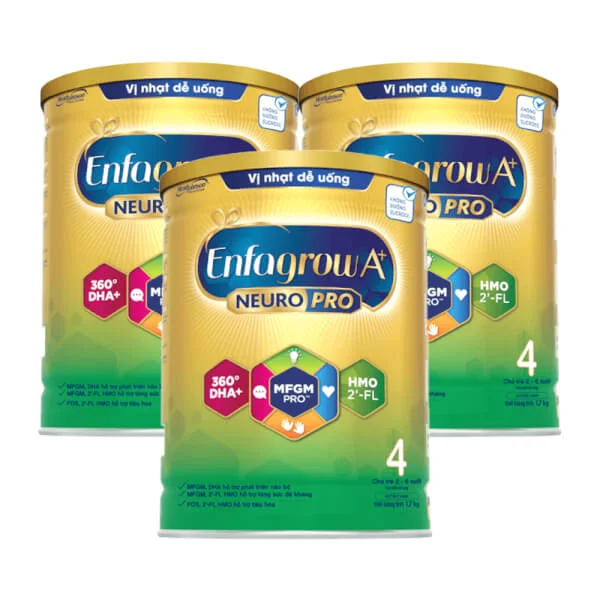 Combo 3 lon sữa Enfagrow A+ số 4 1700g (2-6 tuổi) 2Flex