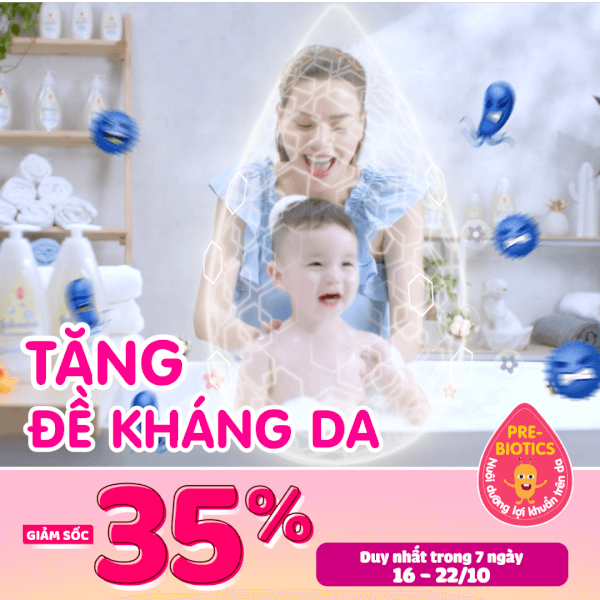 Combo Tắm gội dịu nhẹ như bông Johnson