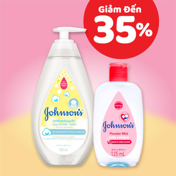 Combo Tắm gội dịu nhẹ như bông Johnson