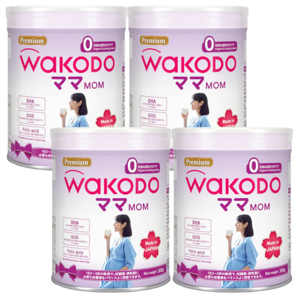 Combo 4 lon Sữa Wakodo mom 300g