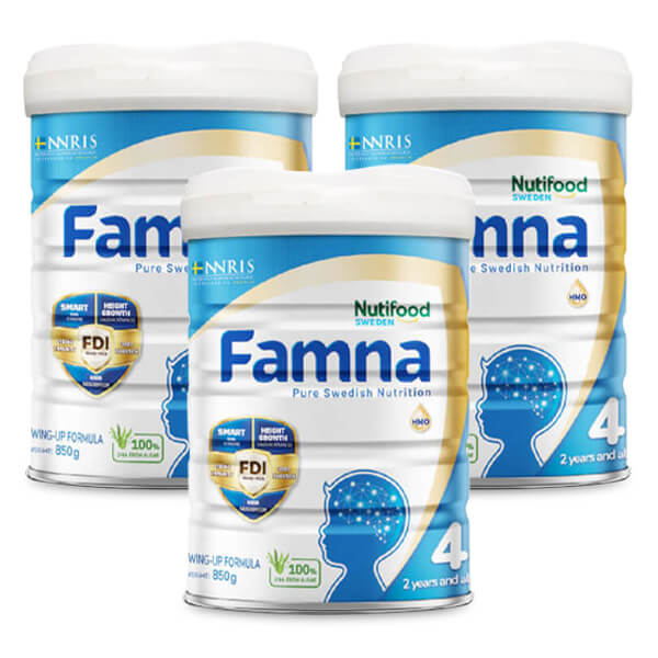 Combo 3 Sữa Famna Số 4 850g (từ 2 tuổi)