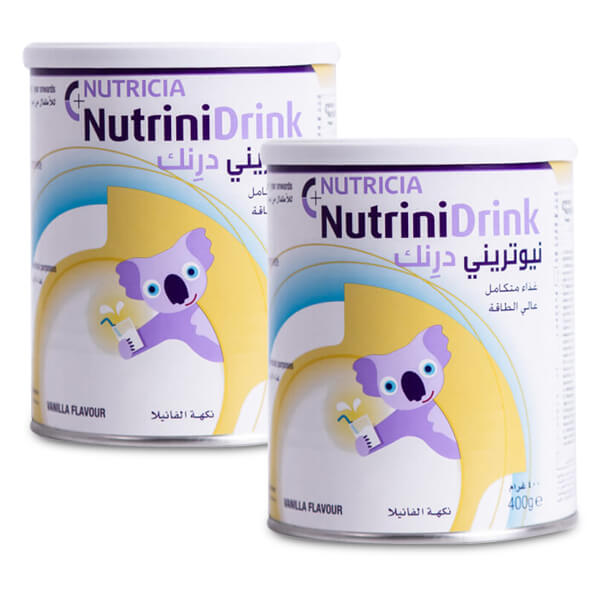 Combo 2 Sữa Nutricia NutriniDrink 400g (1-12 tuổi) vị Vani