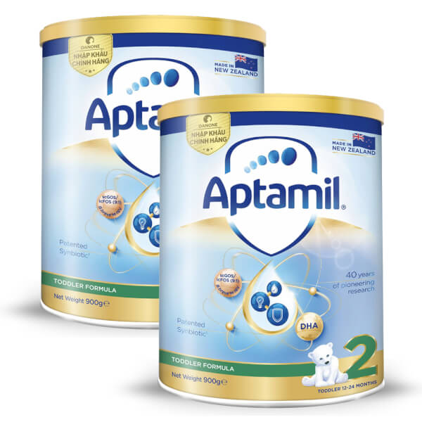 Combo 2 Sữa Aptamil số 2 900g (1-2 tuổi)