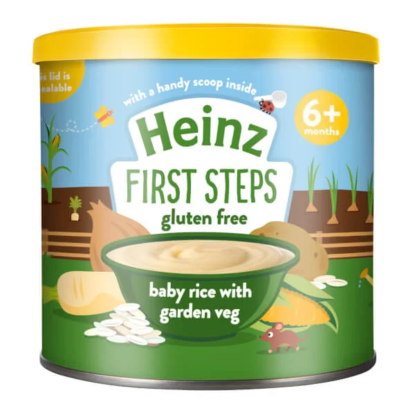 Combo 2 Bột ăn dặm Heinz - Gạo, rau củ xay nhuyễn