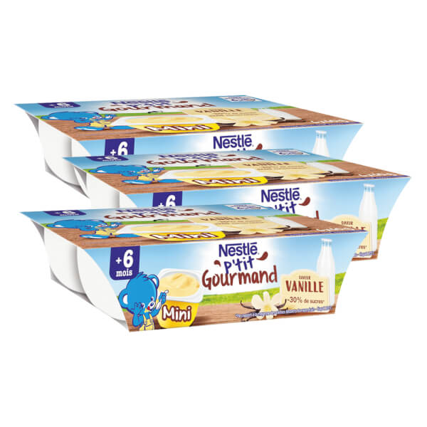 Combo 3 Váng sữa Nestlé P'tit Gourmand vị Vani