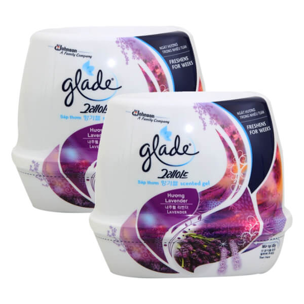 Combo 2 GLADE - SÁP THƠM H.HOA LAVENDER 180G