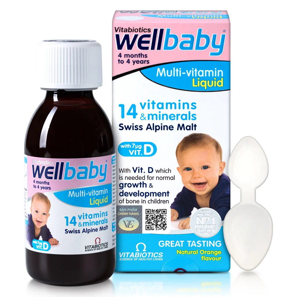 Thực phẩm bảo vệ sức khỏe WELLBABY MULTI-VITAMIN LIQUID