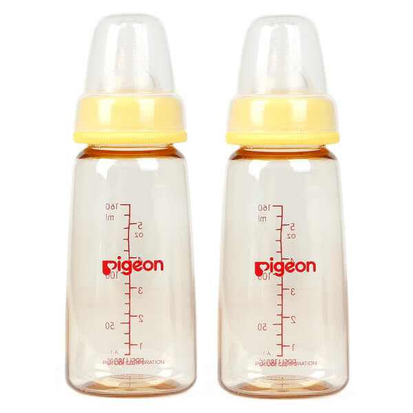 Combo 2 Bình sữa Pigeon nhựa PPSU cổ hẹp 160ml