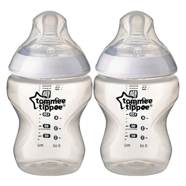 Combo 2 Bình sữa ty siêu mềm tự nhiên Tommee Tippee Closer to Nature 260ml