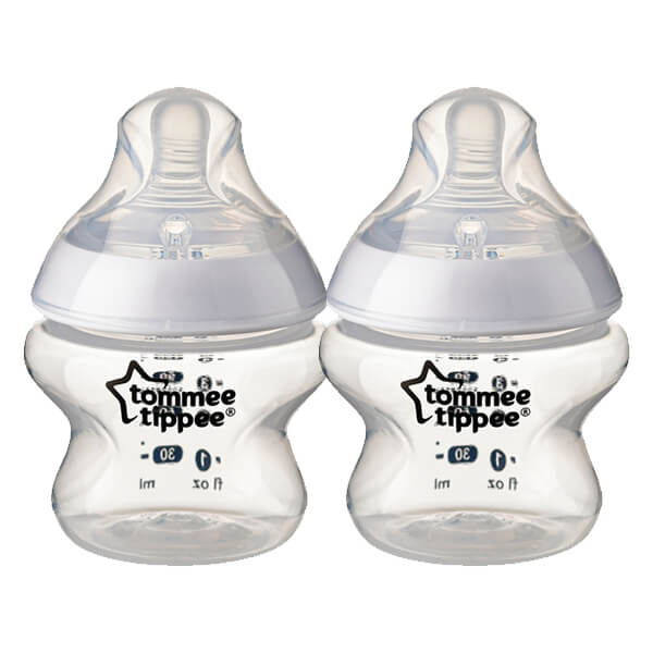 Combo 2 Bình sữa ty siêu mềm tự nhiên Tommee Tippee Closer to Nature 150ml