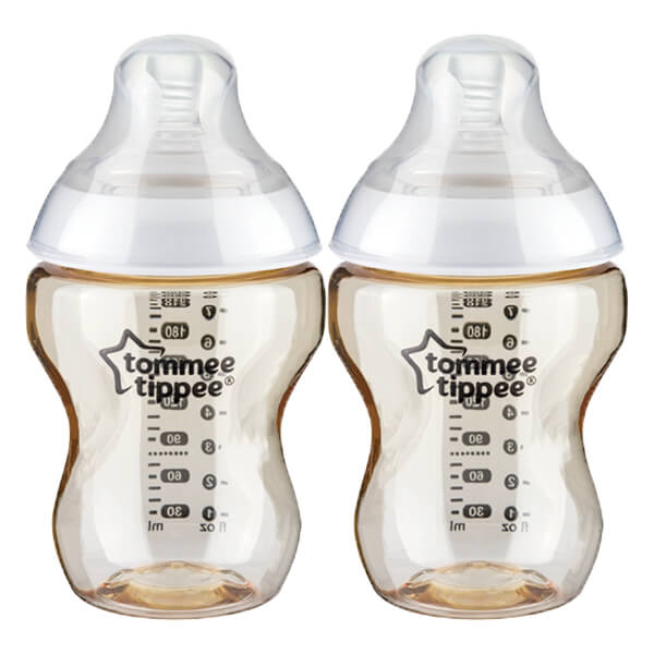 Combo 2 Bình sữa PPSU ty siêu mềm tự nhiên Tommee Tippee Closer to Nature 260ml