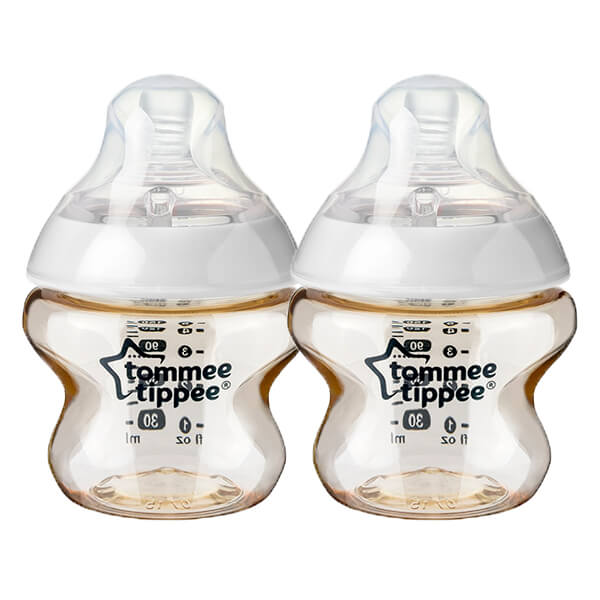 Combo 2 Bình sữa PPSU ty siêu mềm tự nhiên Tommee Tippee Closer to Nature 150ml