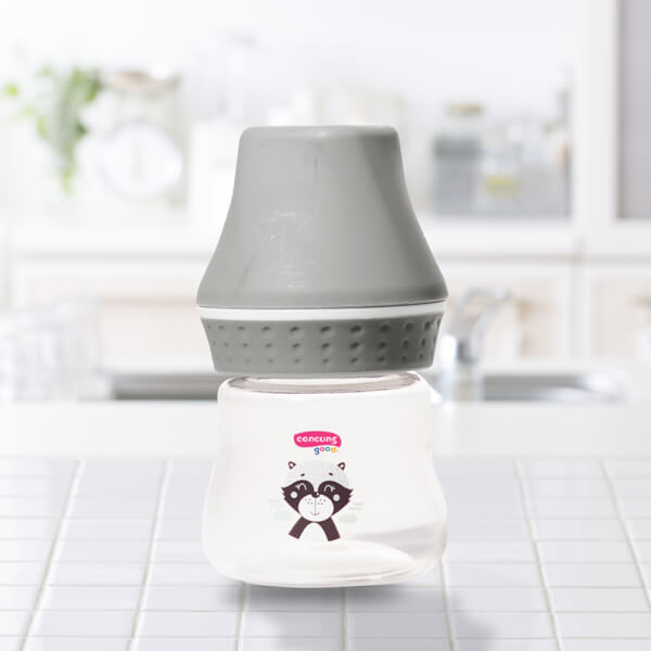 Combo 2 Bình sữa ConCung Good cổ thường 60ml (Xám)