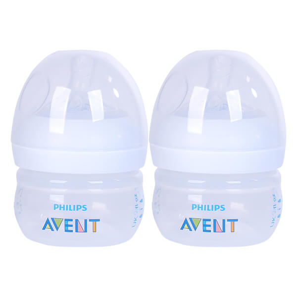 Combo 2 Bình sữa Philips Avent mô phỏng tự nhiên 60ml đơn (SCF039/17)