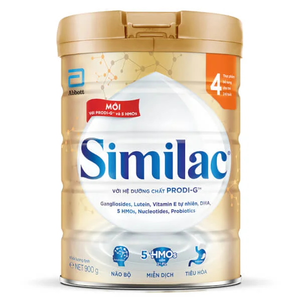 Combo 5 Sữa Similac 5G số 4 900g (2-6 tuổi)