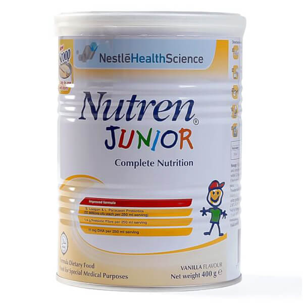 Combo 10 Thực phẩm dinh dưỡng y học Nutren JUNIOR 400g (1-10 tuổi)