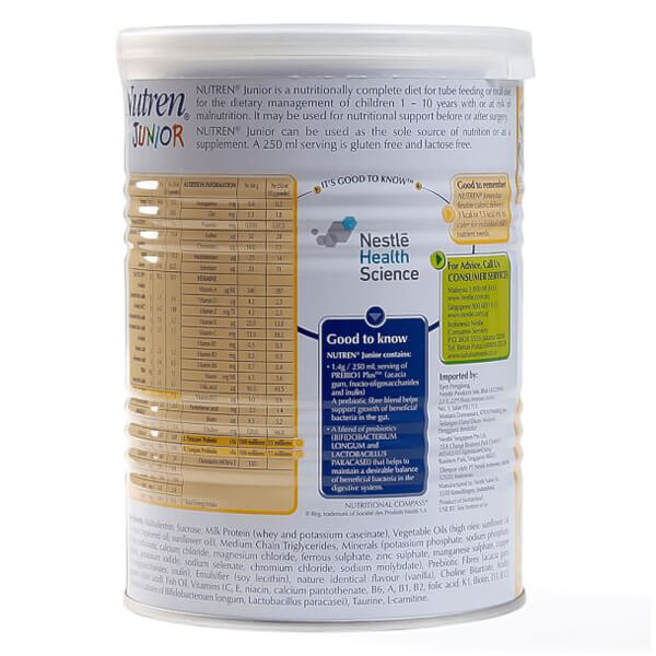 Combo 10 Thực phẩm dinh dưỡng y học Nutren JUNIOR 400g (1-10 tuổi)