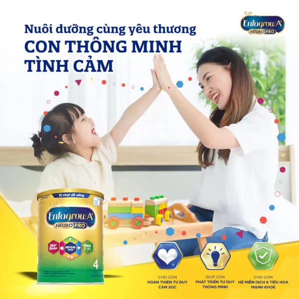Combo 2 Sữa Enfagrow A+ số 4 1700g (2-6 tuổi) 2Flex