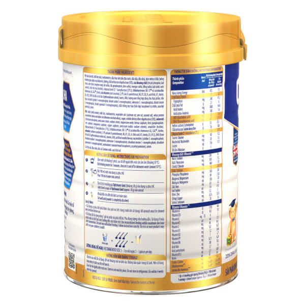 Combo 2 Vinamilk Optimum Gold 3, 850g, 1-2 tuổi